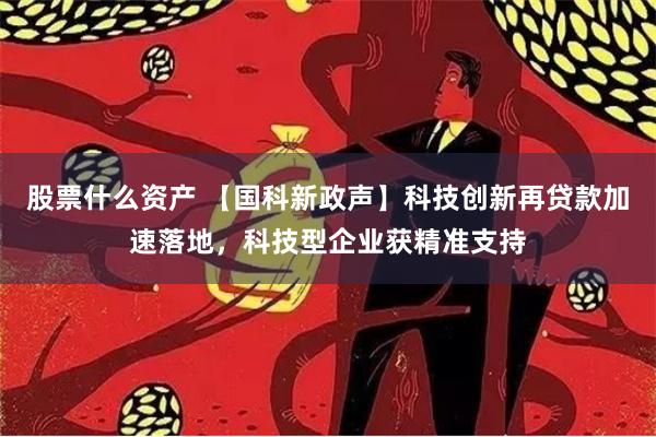 股票什么资产 【国科新政声】科技创新再贷款加速落地，科技型企业获精准支持