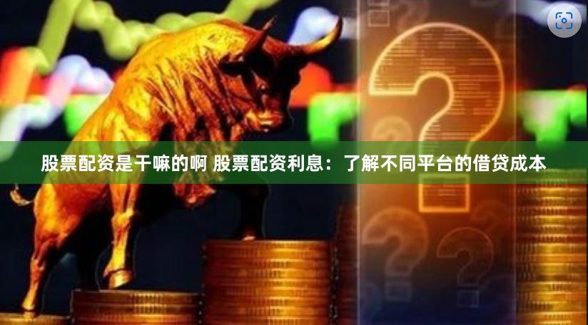 股票配资是干嘛的啊 股票配资利息：了解不同平台的借贷成本